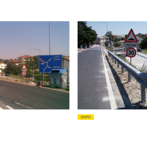 Barriera Guard Rail tipo N1 bordo laterale