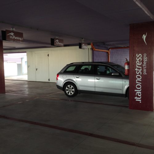 Personalizzazione parcheggio dedicato Italo Treno